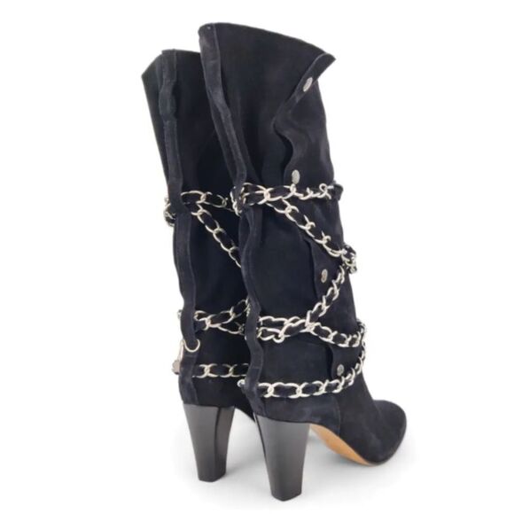 Isabel Marant suede  chain boots, size 39(8,5) - Picture 2 of 16